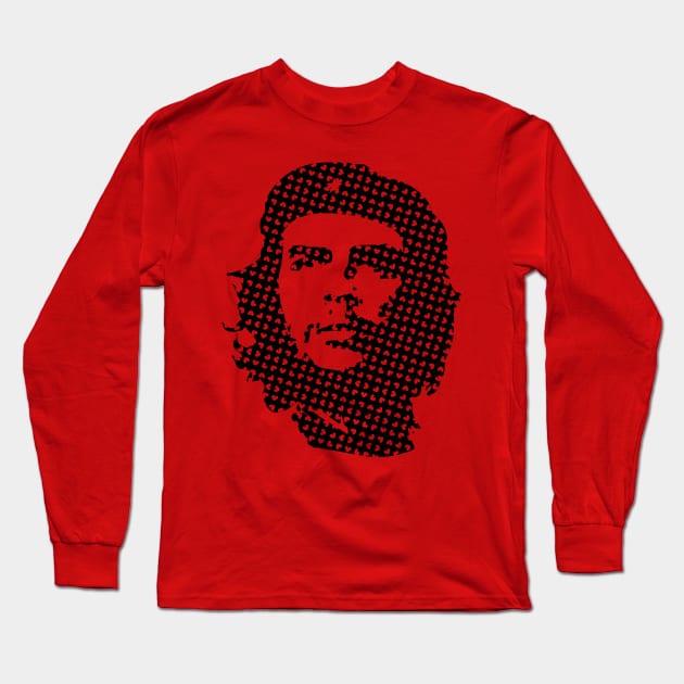 Che Hearts Long Sleeve T-Shirt by Golden Eagle Design Studio